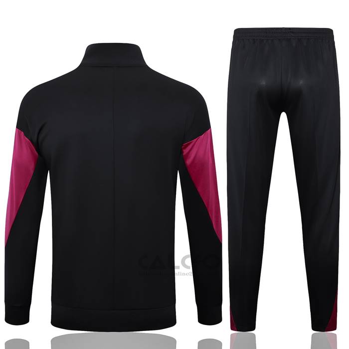 Tuta da Track di Giacca Paris Saint-Germain Jordan 2024-2025 Nero